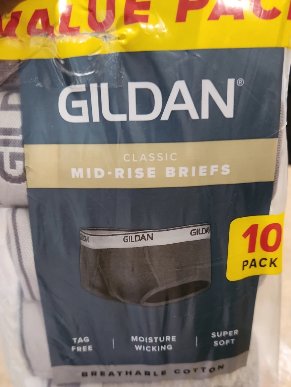 10 Pack Assorted Color Briefs